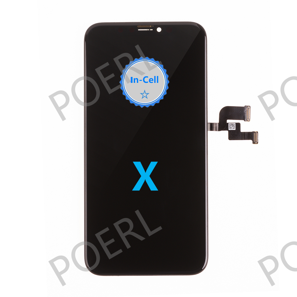 For iPhone X incell LCD Display Assembly with Frame Replacement (Incell)