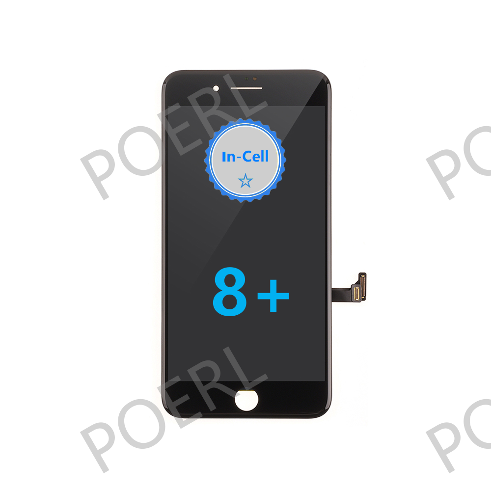  For iPhone 8 Plus Incell LCD Display Assembly with Frame Replacement (Aftermarket-Incell Advanced) Black