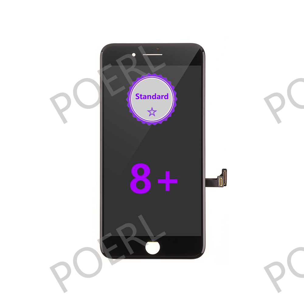 For iPhone 8 Plus LCD Display Assembly with Frame Replacement (Aftermarket-Standard) Black