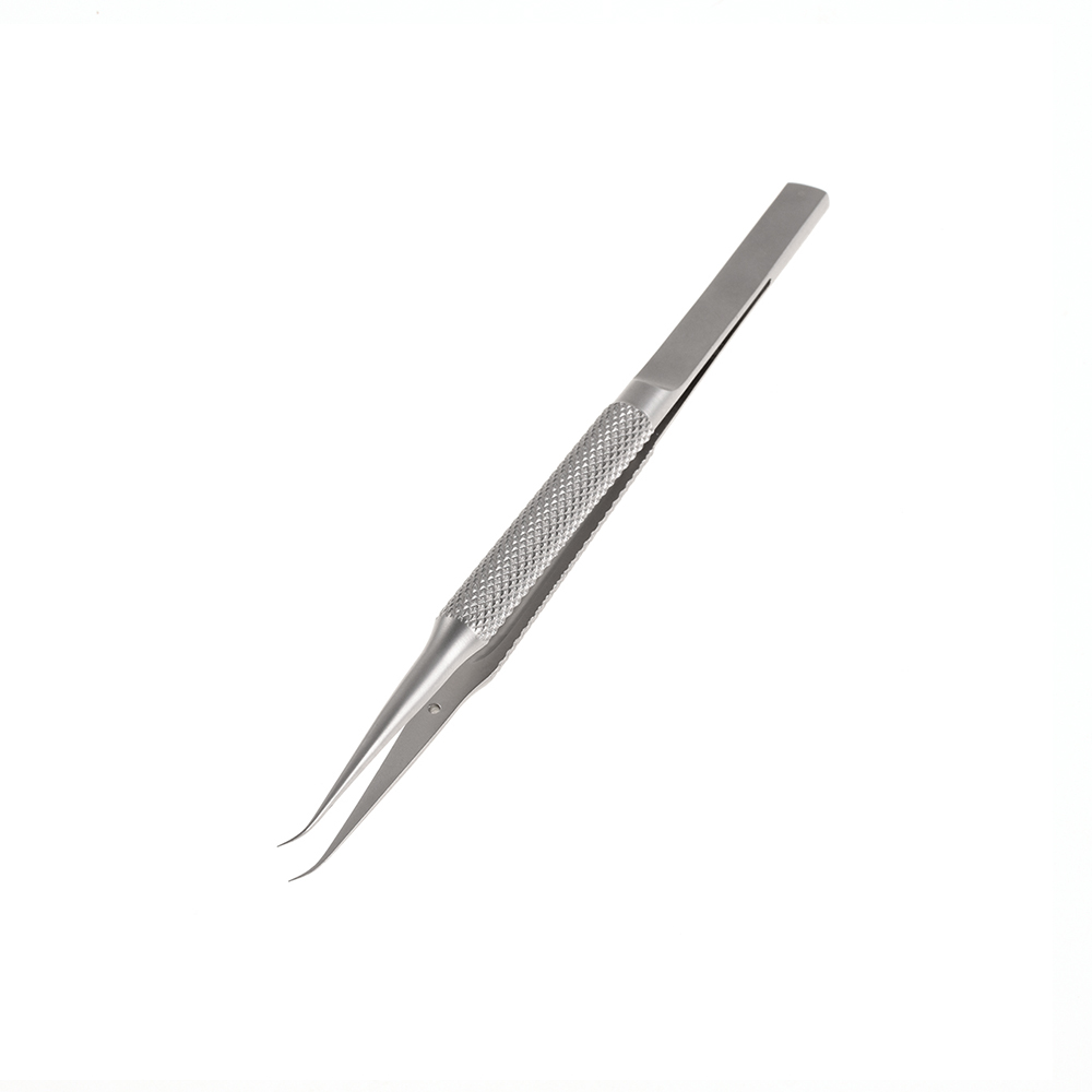 Tungsten Steel Curved Hook Tweezers 