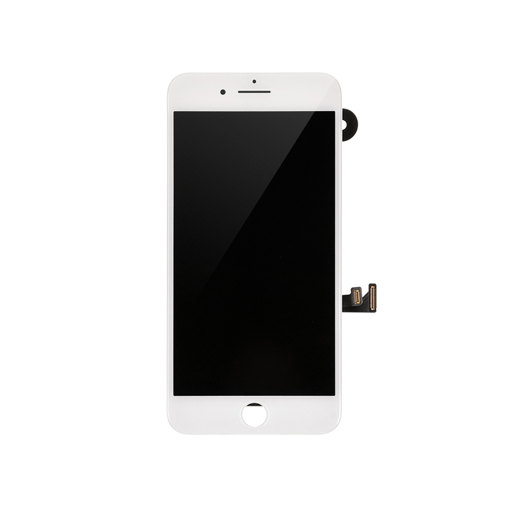 For Apple iPhone 8 Plus LCD Display and Touch Screen Digitizer Assembly with Frame and Components Replacement - White - AA