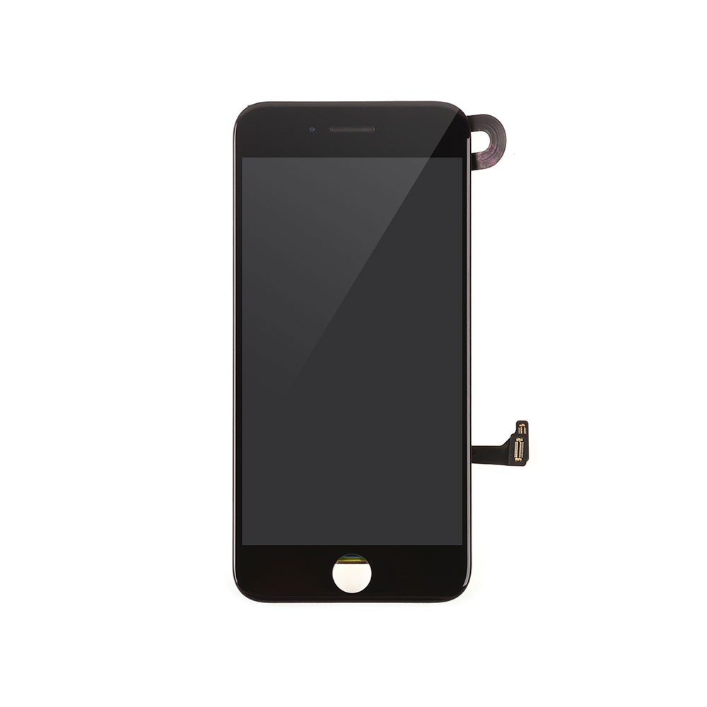 For Apple iPhone 7 LCD Display and Touch Screen Digitizer Assembly With Frame and Components Replacement - Black - A+ Grade