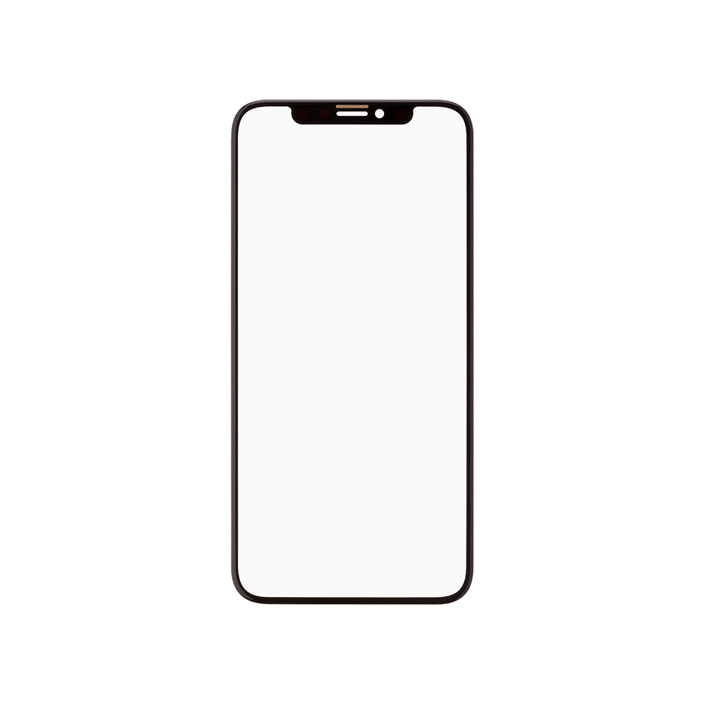 For Apple iPhone XS Glass Lens with OCA - Black - S+