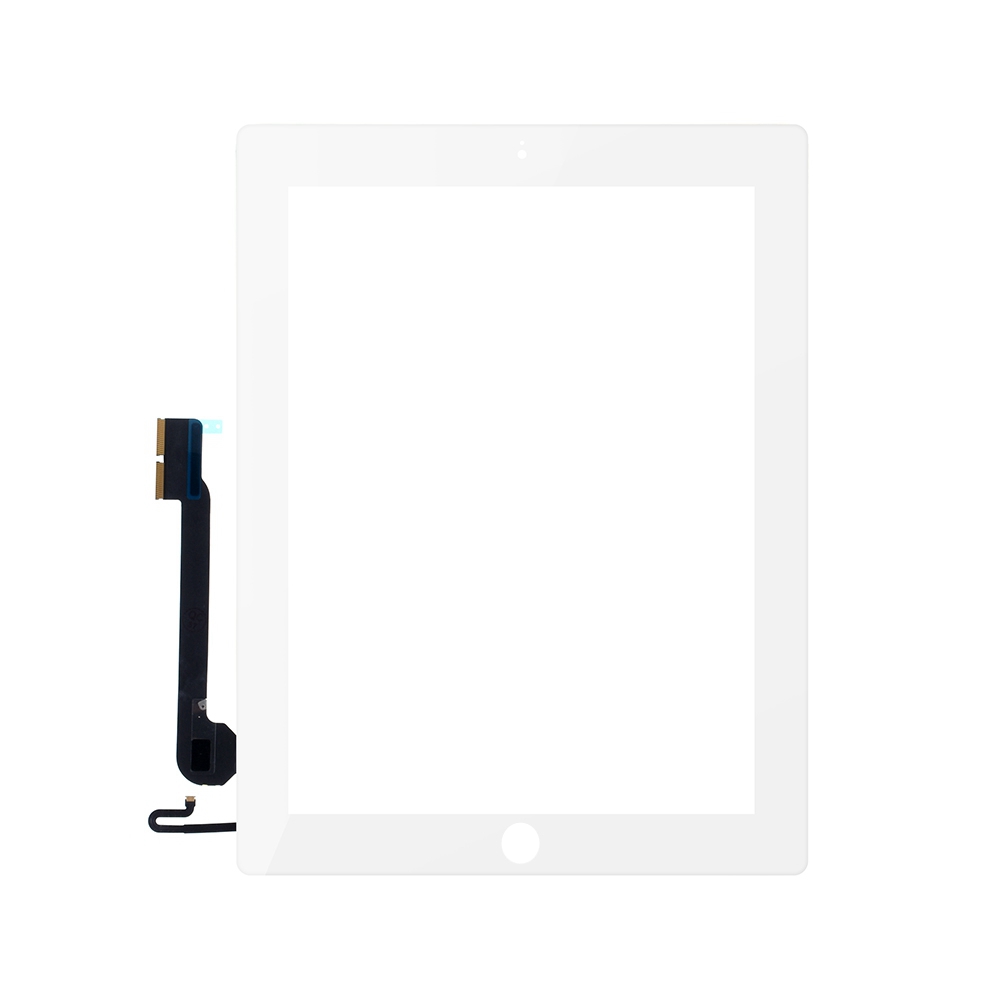 For Apple iPad 4 Touch Screen Digitizer Assembly - White - S+