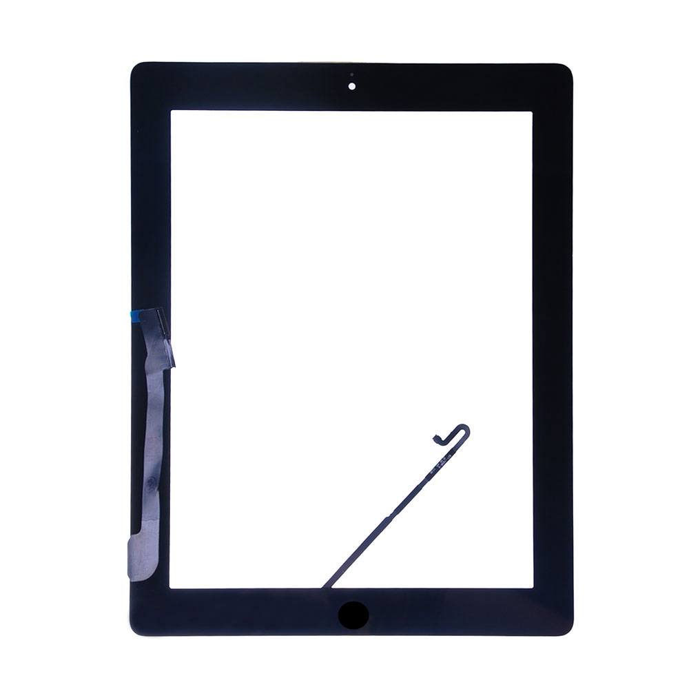 For Apple iPad 4 Touch Screen Digitizer Assembly - Black - S+