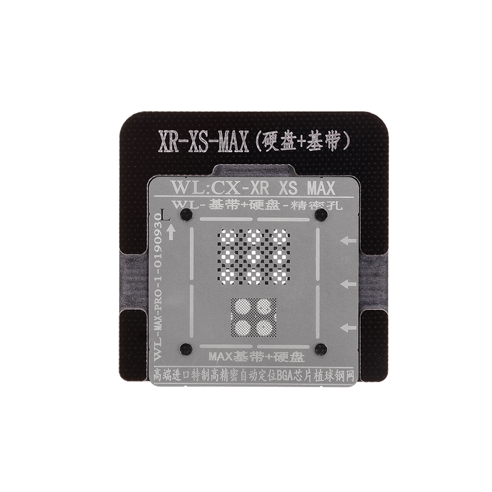 NAND Baseband Reballing Stencil With Positioning Mold For Apple iPhone XR/XS/XS Max - OEM NEW