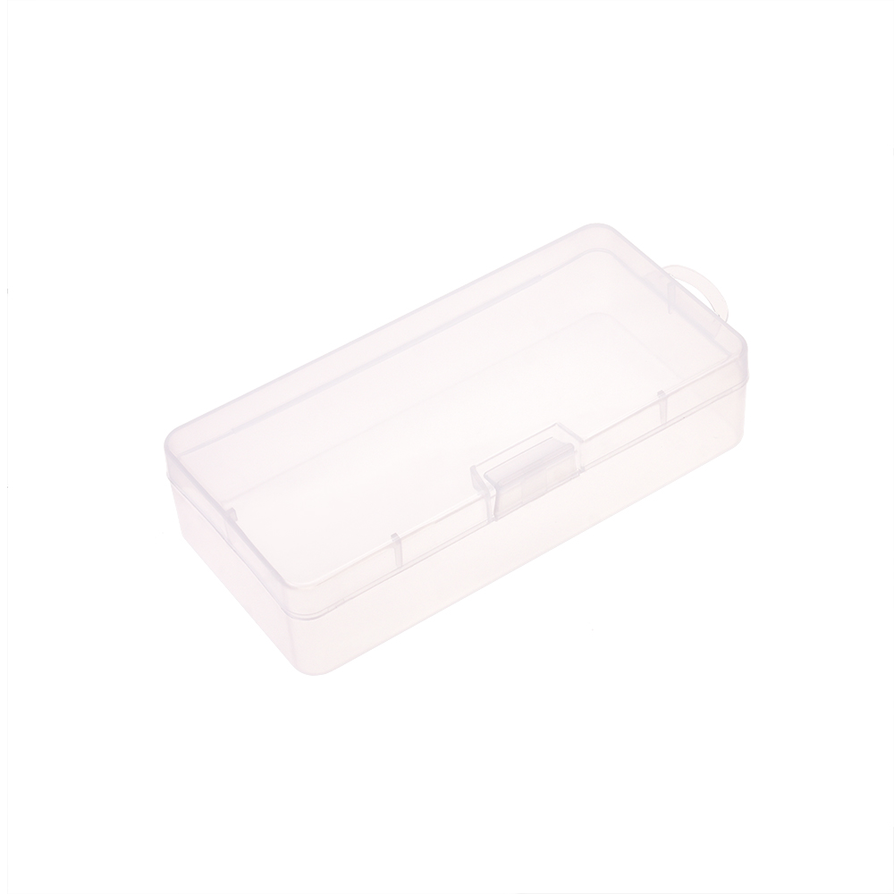 18*8.5*4.5cm Transparent Plastic Storage Box - OEM NEW