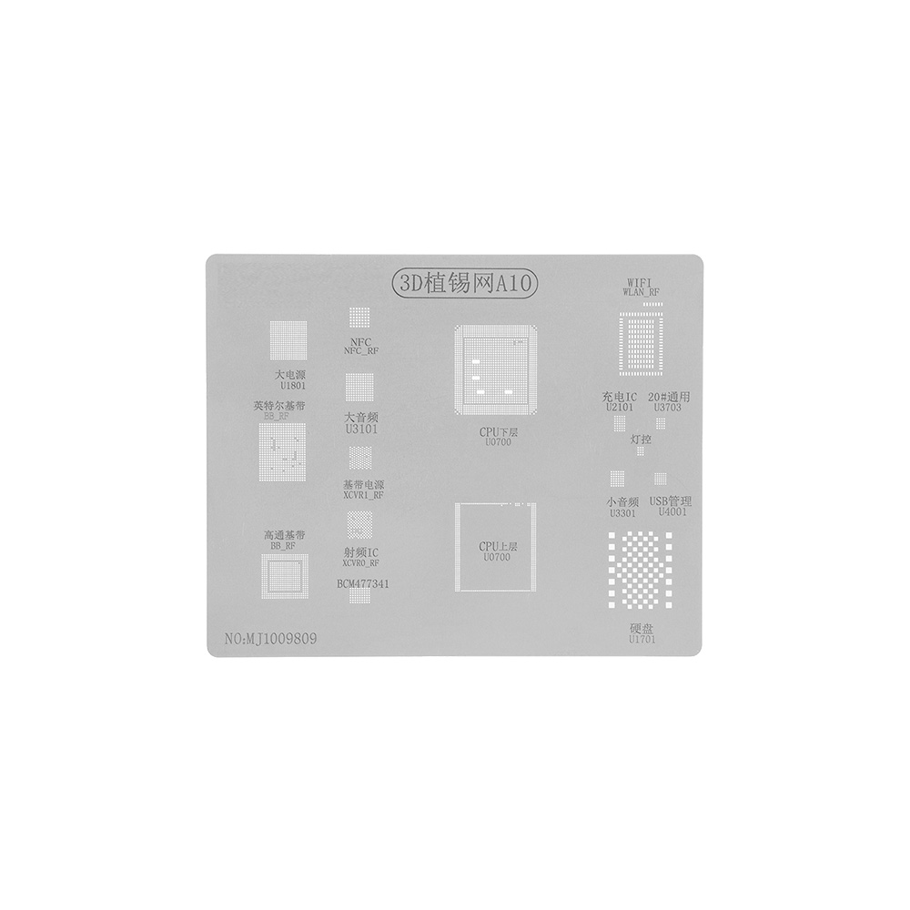 3D BGA Reballing Stencil - A10 - OEM NEW