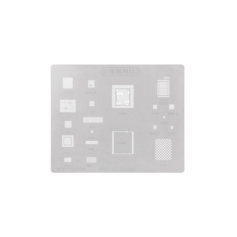 3D BGA Reballing Stencil - A11 - OEM New